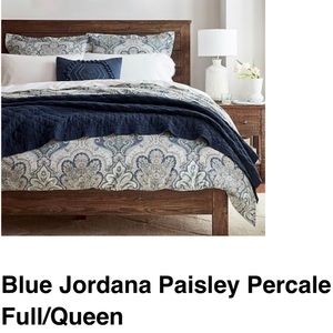 Jordana Paisley Percale Queen Duvet Pottery Barm
+ 2 -King Shams